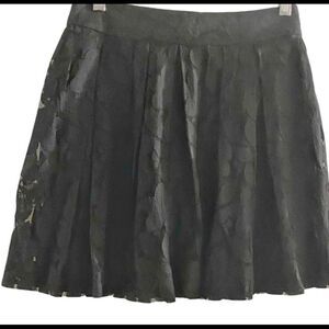 LOFT Black Lace Lined Mini Skirt Size 2P